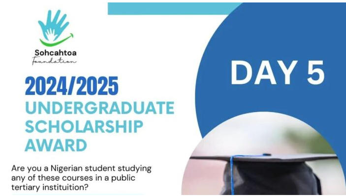 SOHCAHTOA Foundation Undergraduate Scholarship 2024 for Nigerians | How to Apply